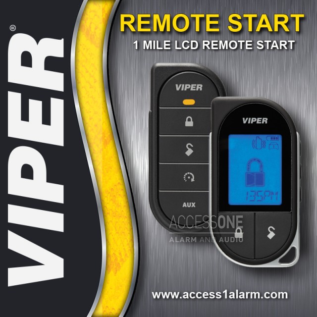 Chrysler 200 Viper 1-Mile LCD Remote Start System